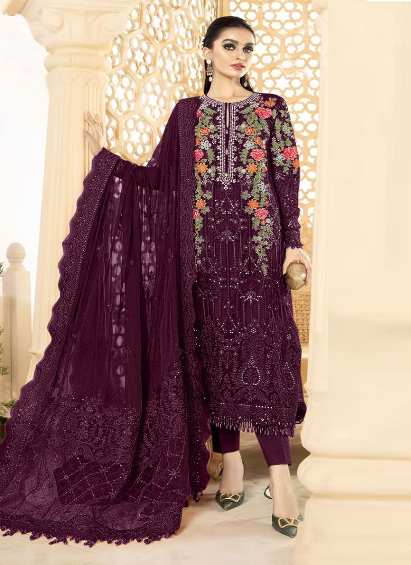 Motifz 256 EFGH Heavy Festive Wear Wholesale Pakistani Salwar Suits Catalog